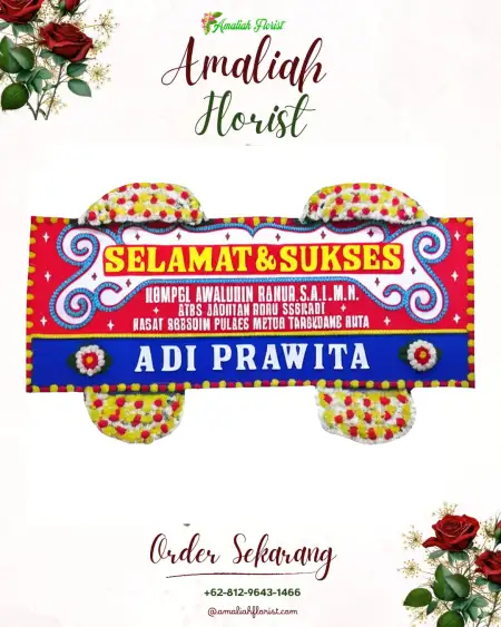 Papan Bunga Ucapan Selamat Gandasoli