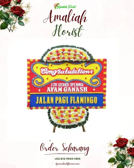 Sewa Papan Bunga Gandasoli